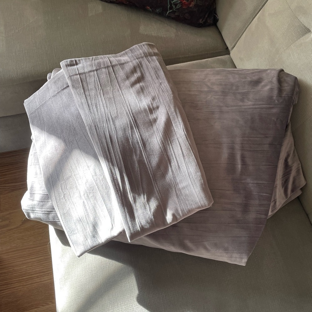 Queen Duvet Cover and Two shams set by Studio Home Purplish Gray Queen